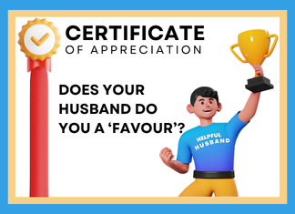 Does Your Husband Do You a ‘Favour’? Does Your Husband Do You a ‘Favour’?