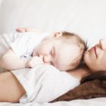 mom and baby sleep