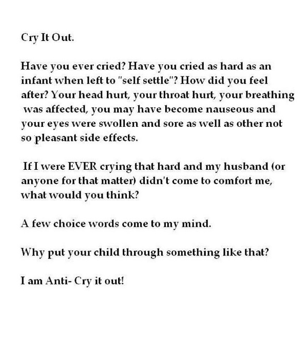 baby cry quote