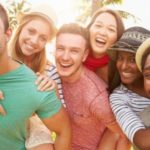 Group Of Friends Having Fun In Park Together