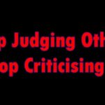 Stop Criticising