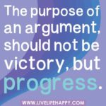 Purpose of Argument