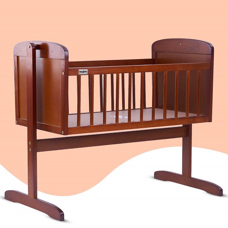BabybeeLucenta Wooden Cradle