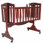 R for Rabbit Dreamtime Wooden Cradle Cot