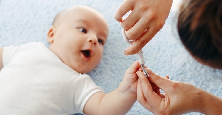 Tricks for cutting the baby’s nails