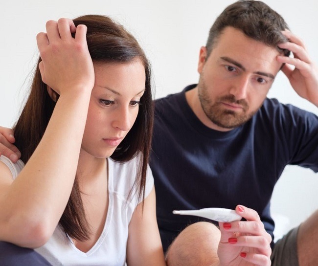 Upset couple About not getting pregnant