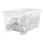 Ikea Plastic Toy Storage Box with Lid