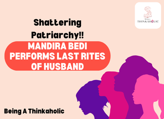 Shattering Patriarchy, Mandira Bedi Performs Last Rites of Husband, Raj Kaushal Mandira Bedi Performs Last Rites of Husband